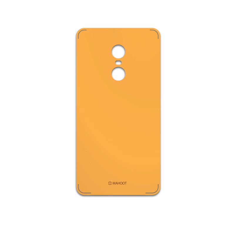 برچسب پوششی ماهوت مدل Matte-Orange مناسب برای گوشی موبایل شیائومی Redmi Note 4