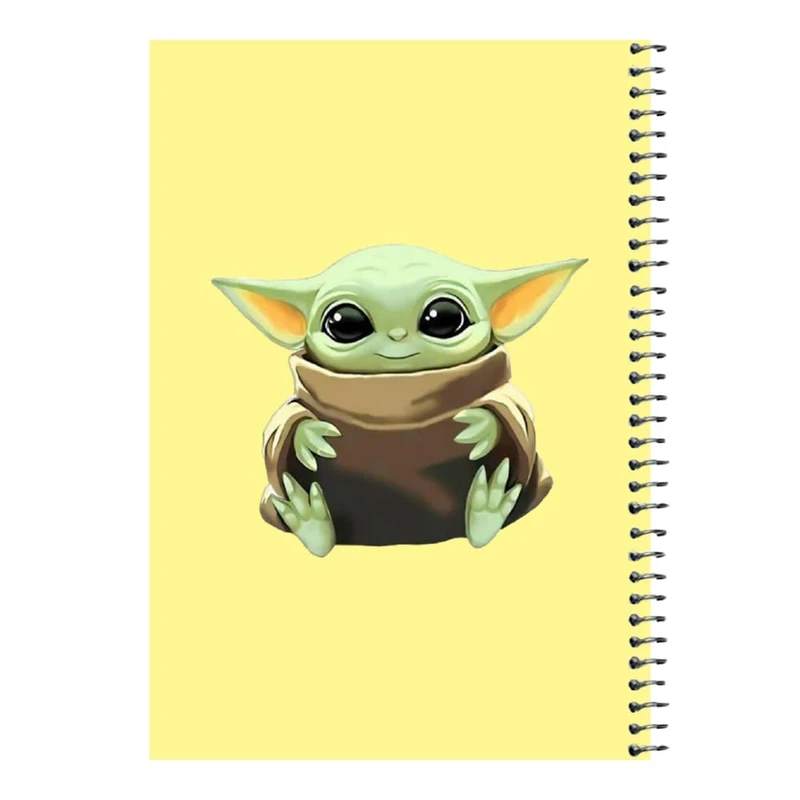 دفتر مشق 80 برگ اس جی مدل بیبی یودا کد 15