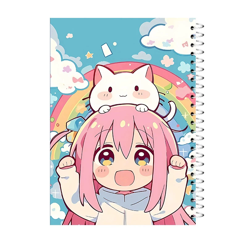 دفتر مشق 60 برگ آی چاپ مدل دختر انیمه ای کد 964