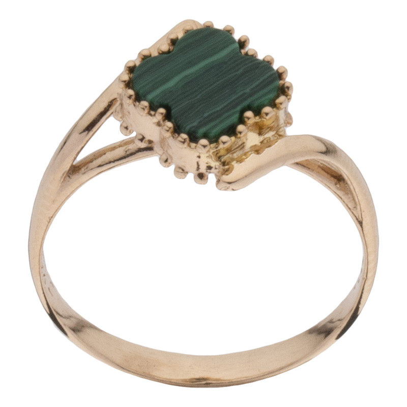 انگشتر طلا 18 عیار زنانه با طرح ونکلیف آرپلز مایا ماهک مدل MR1159 سایز 57