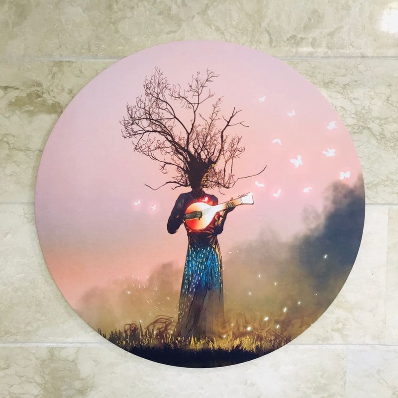 تابلو بوم مدل آواز درخت