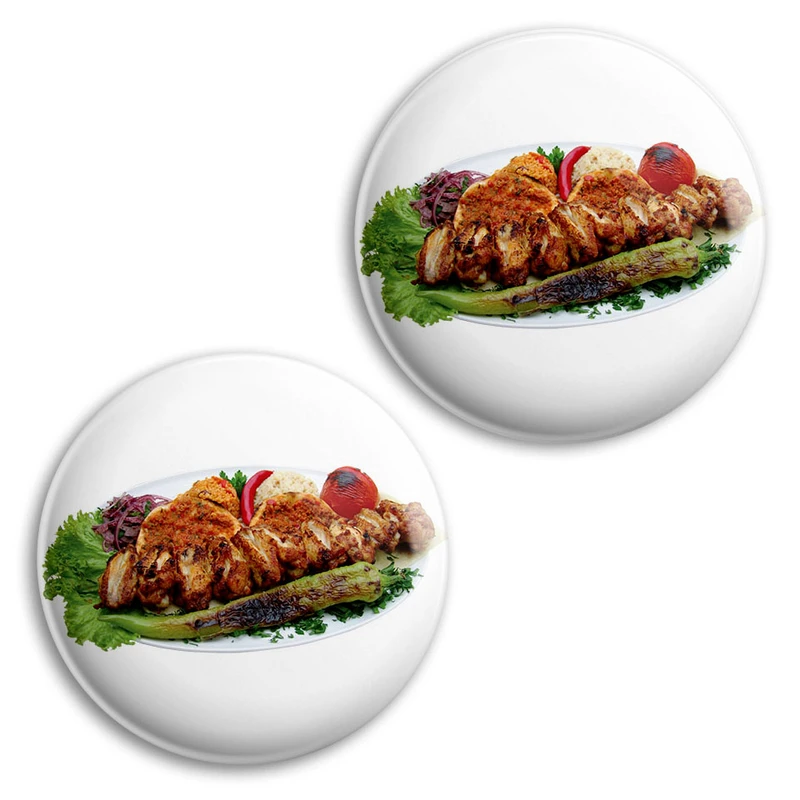 مگنت پرمانه طرح کباب کد pmag2.35344 مجموعه 2 عددی