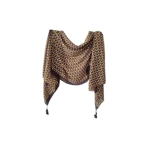 شال زنانه مدل نخی پلیسه 377