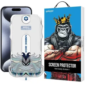Epicoy Lion ESD easy install Screen Protector For Apple iPhone 15 Pro with install kit