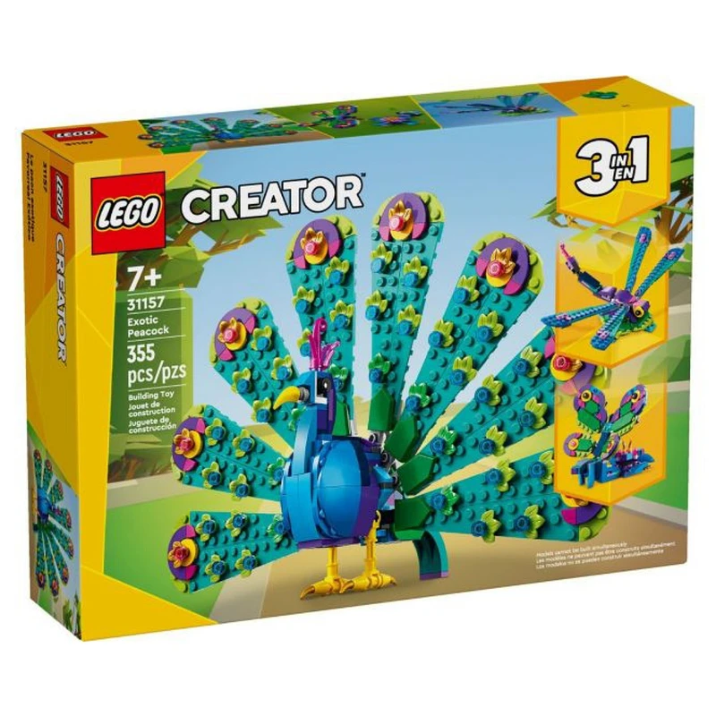 لگو مدل کریتور سری Exotic Peacock کد 31157