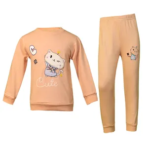 ست سویشرت و شلوار دخترانه مدل چاپ کد 25