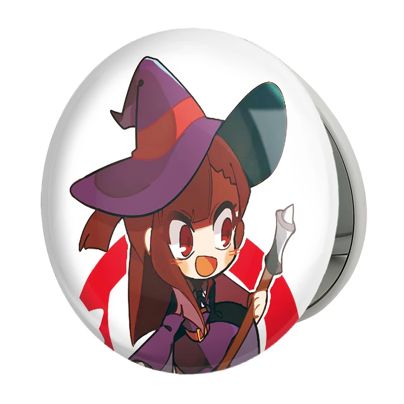 آینه جیبی خندالو طرح اکو انیمه جادوگران کوچک Little Witch Academia مدل تاشو کد 22865 