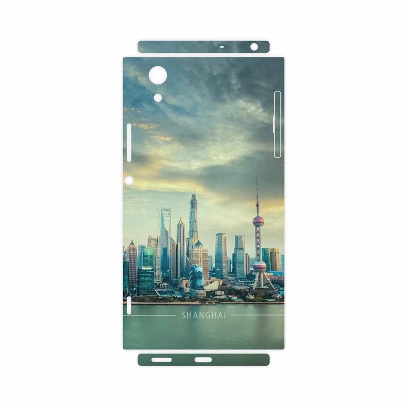 برچسب پوششی ماهوت مدل Shanghai City-FullSkin مناسب برای گوشی موبایل سونی Xperia XA1