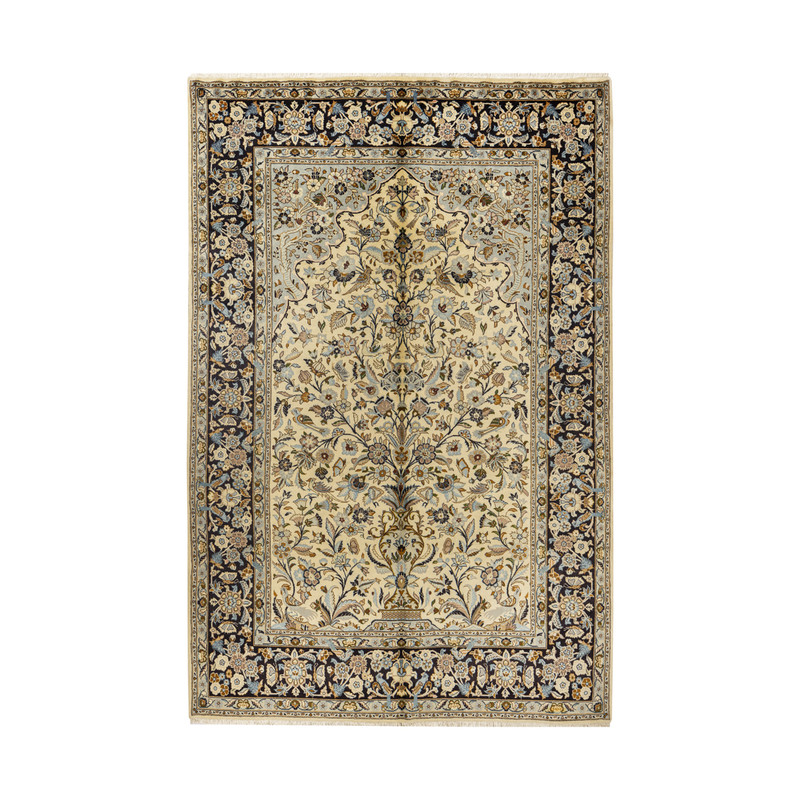 فرش دستبافت پنج و نیم متری طرح یزد کد 6.39.225