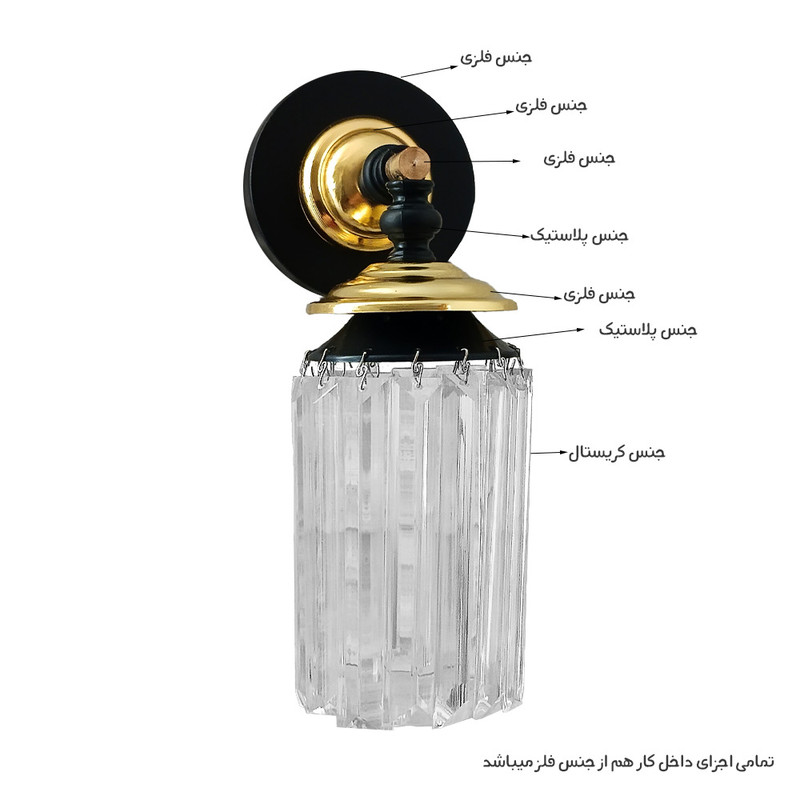 چراغ دیواری مدل پالیز