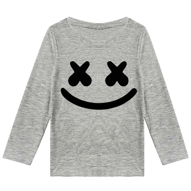 تی شرت آستین بلند پسرانه مدل مارشملو F149