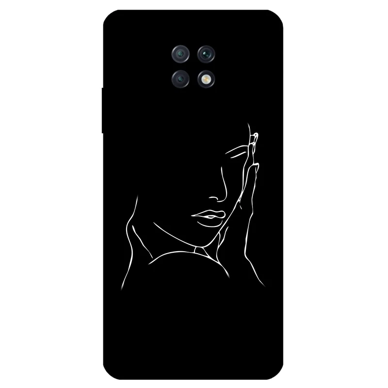 کاور مگافون طرح دخترانه مدل 8153 مناسب برای گوشی موبایل شیائومی Redmi Note 9 5G