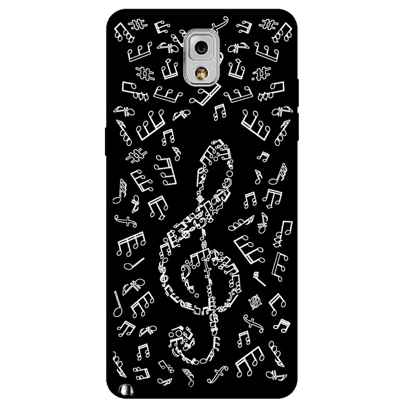 کاور مگافون طرح نوت موسیقی مدل 1370 مناسب برای گوشی موبایل سامسونگ Galaxy Note 3   