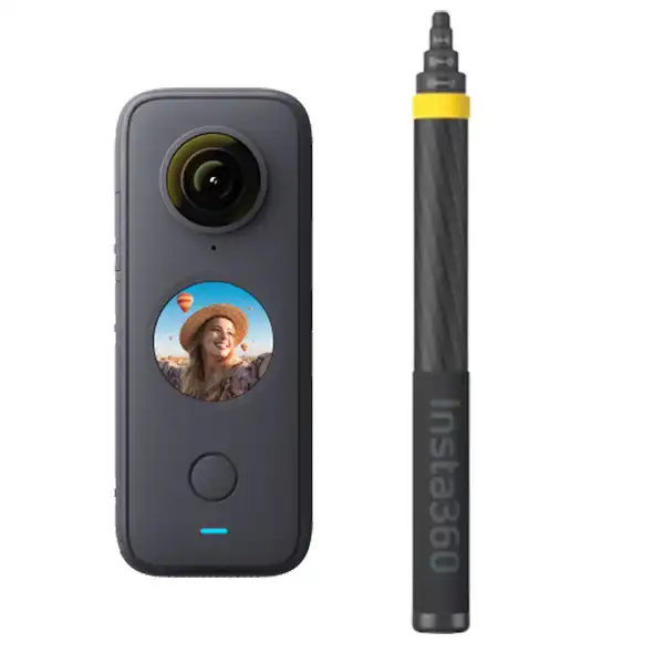 دوربین فیلم برداری ورزشی اینستا 360 مدل ONE X2 به همراه مونوپاد