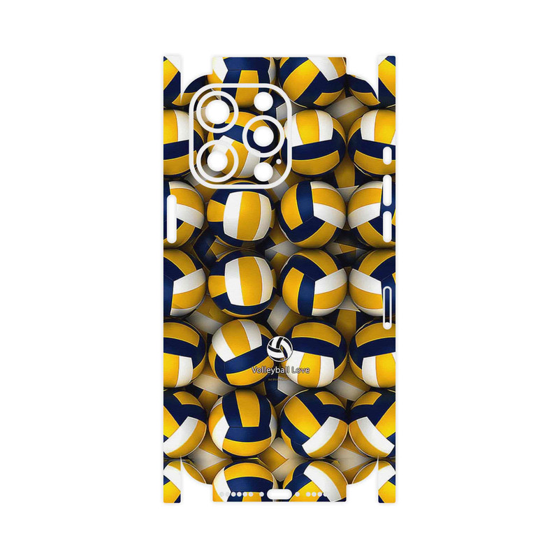 برچسب پوششی ماهوت مدل Volleyball-FullSkin مناسب برای گوشی موبایل اپل iPhone 15 Pro Max