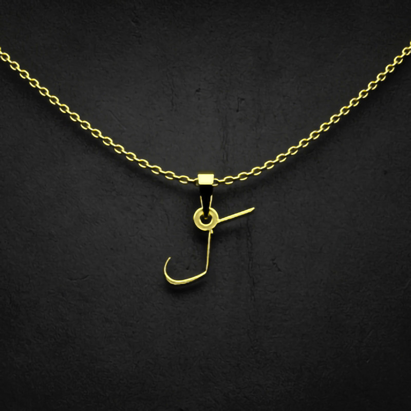 گردنبند طلا 18 عیار زنانه مدوپد مدل حرف ک کد I2-1-1549