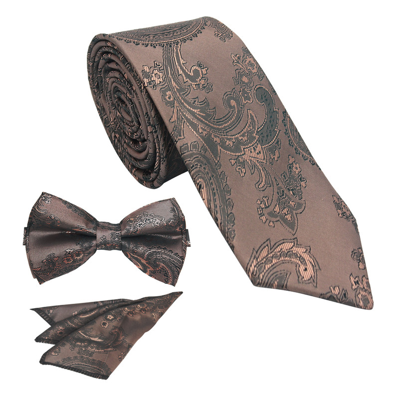 ست کراوات و پاپیون و پوشت مردانه مدل MSET122R