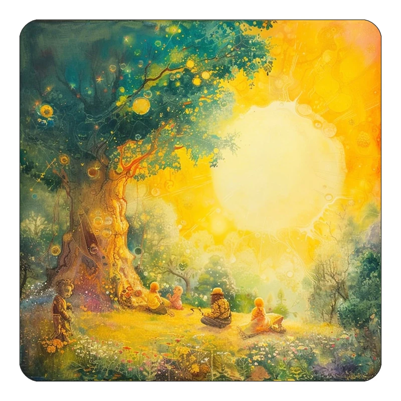 مگنت کاکتی طرح نقاشی رنگ روغن مدل mp73218