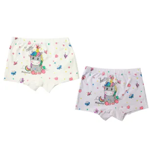 شورت دخترانه موپولو طرح اسب شاخ دار کد 1067 مجموعه 2 عددی