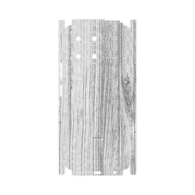برچسب پوششی ماهوت مدل White_Wood-FullSkin مناسب برای گوشی موبایل آنر X6a