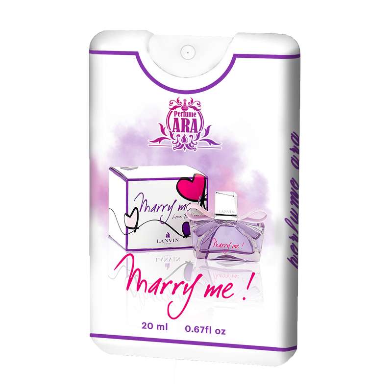 عطر جیبی زنانه پرفیوم آرا مدل MARRY ME حجم 18 میلی لیتر