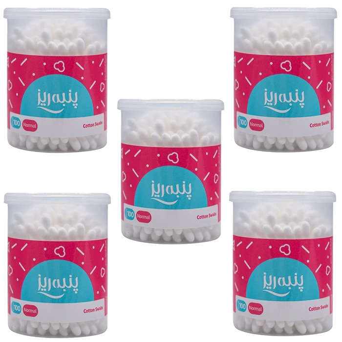 گوش پاک کن پنبه ریز کد 05 مجموعه 5 عددی
