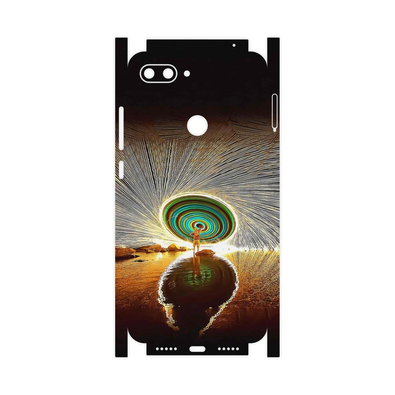 برچسب پوششی ماهوت مدل Night Light Fountain-FullSkin مناسب برای گوشی موبایل شیائومی Mi 8 Lite