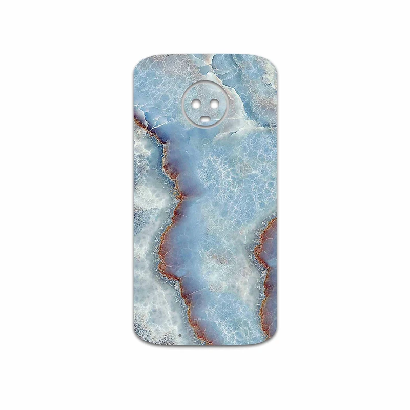 برچسب پوششی ماهوت مدل Blue Ocean Marble مناسب برای گوشی موبایل موتورولا Moto G6