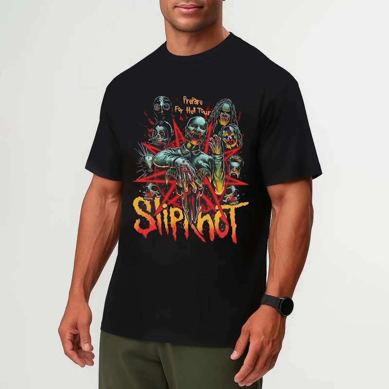 تی شرت آستین کوتاه مردانه مدل لش گنگ اسلیپ نات