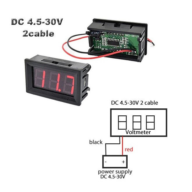 ماژول ولت متر دیجیتال مدل R0.56-
