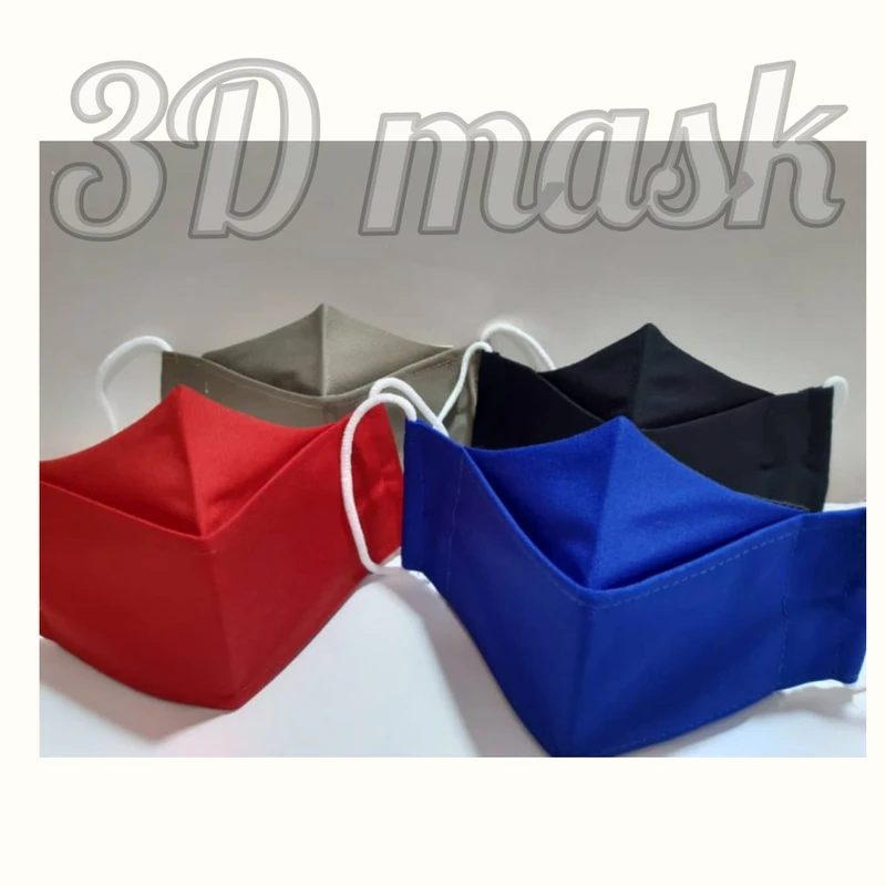 عکس شماره 4 : ماسک پارچه ای الیزاسوینگ مدل 3d_best