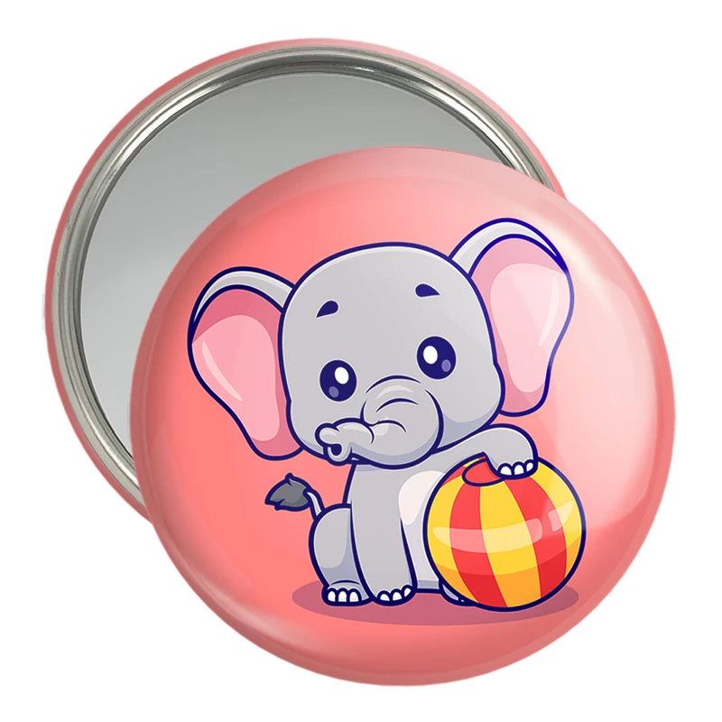 آینه جیبی خندالو مدل حیوانات بامزه فیل کد 29727