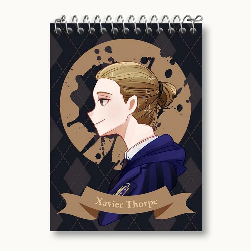 دفتر یادداشت 50 برگ خندالو مدل سریال ونزدی Wednesday کد 25230