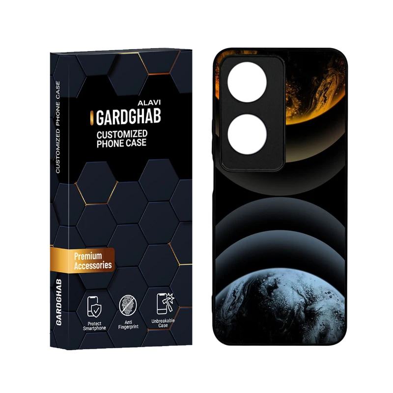 کاور گارد قاب علوی مدل دور ژله ای هنری مناسب برای گوشی موبایل آنر X7B 4G