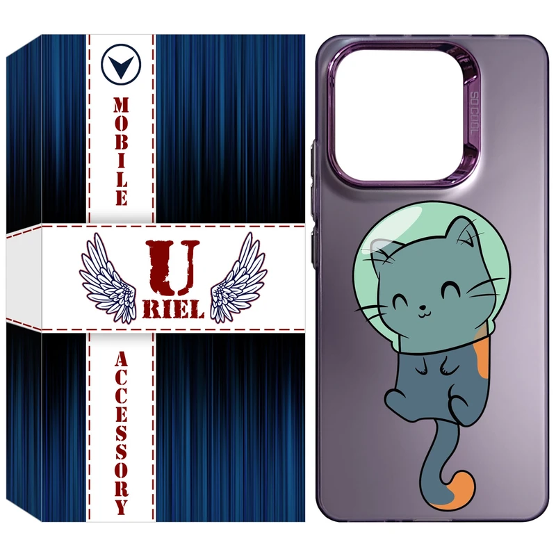 کاور یوریل مدل SCL کد 61 طرح گربه مناسب برای گوشی موبایل شیائومی Redmi Note 13 4G