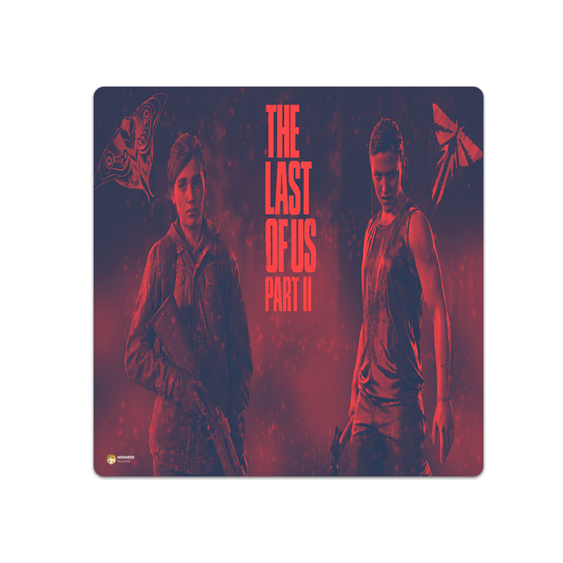 ماوس پد هومرو مدل NX256 طرح بازی آخرین بازمانده The Last of us سایز 40x40 سانتی‌متر