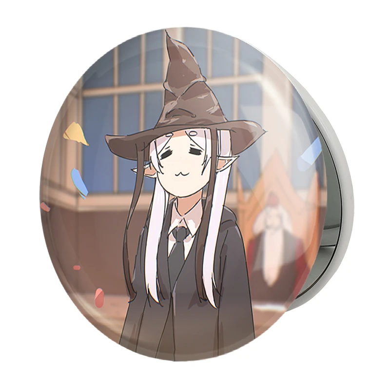 آینه جیبی خندالو طرح انیمه فریرن (Frieren) مدل تاشو کد 33873