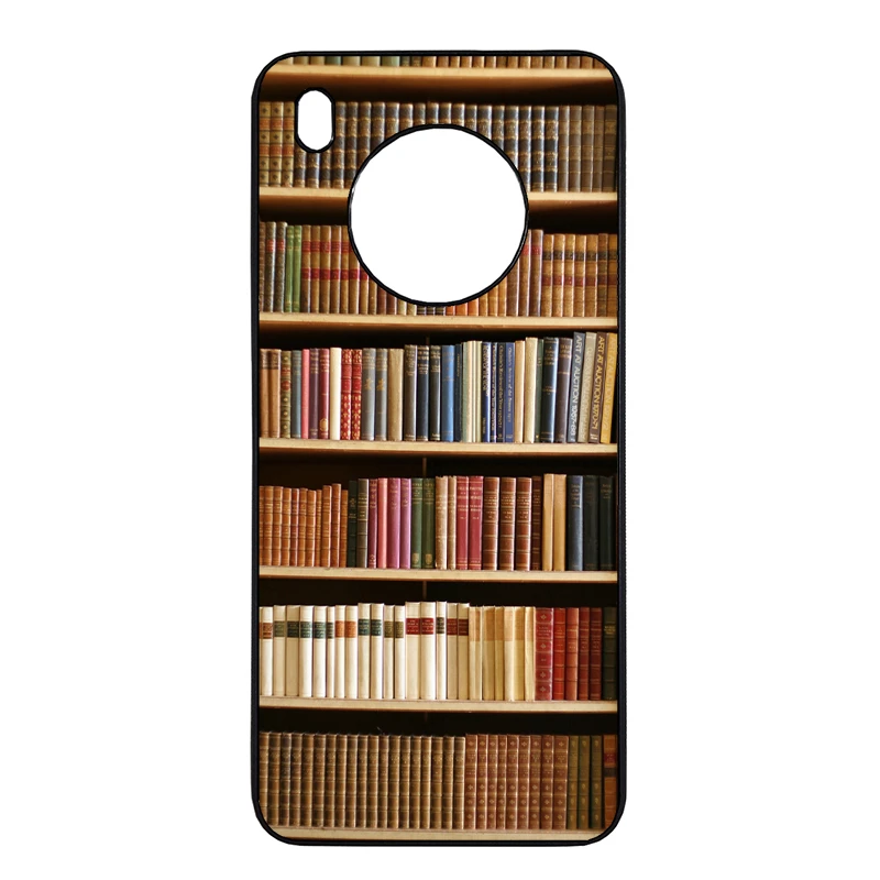 کاور طرح کتابخانه چوبی مناسب برای گوشی موبایل هوآوی y9a