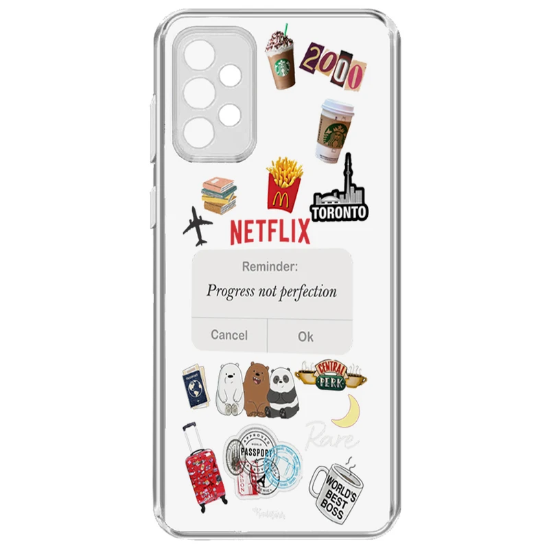 کاور طرح Progress مناسب برای گوشی موبایل سامسونگ Galaxy A52/52s