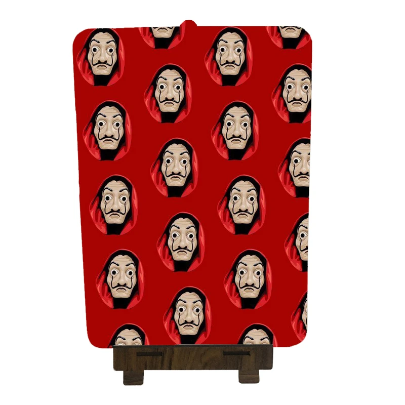 تابلو شاسی رومیزی طرح سریال Money Heist خانه کاغذی bn10