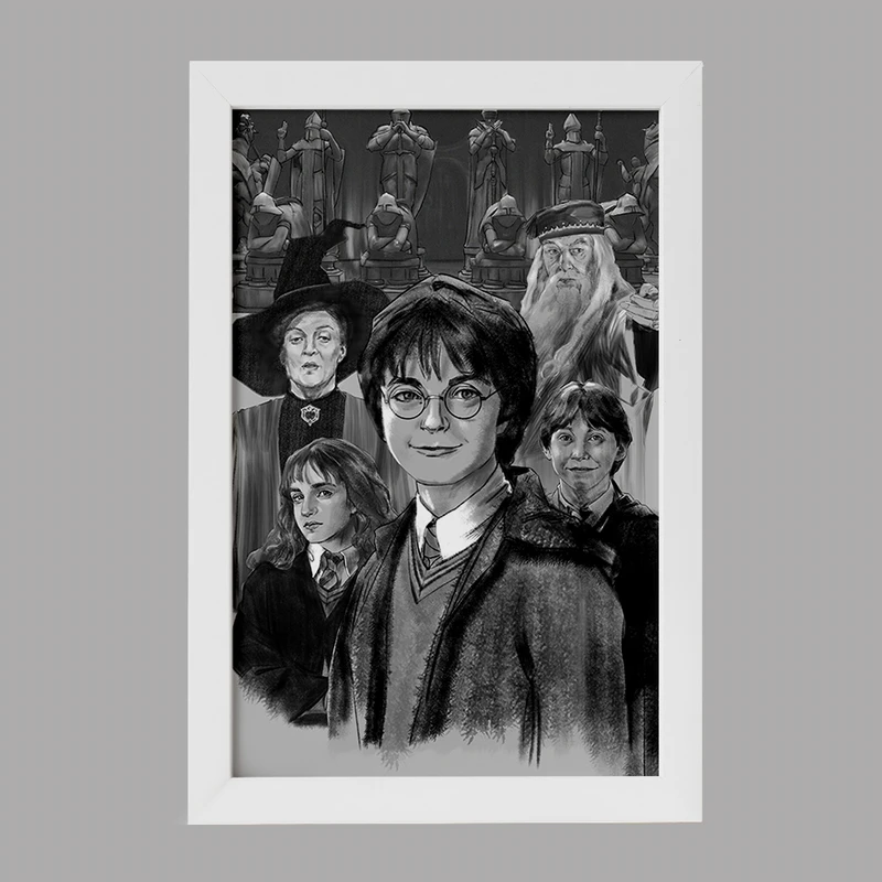 تابلو خندالو مدل هری پاتر (Harry Potter) کد F869