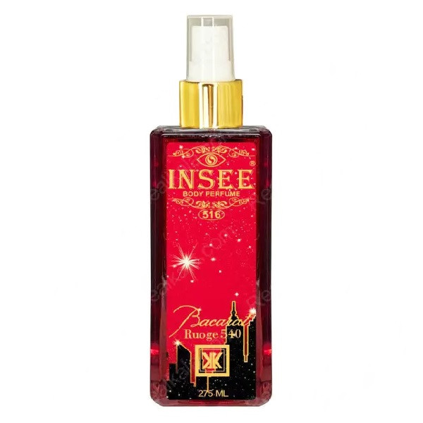 بادی اسپلش زنانه اینسی مدل BACARAT ROUGE 540 حجم 250 میلی لیتر بادی اسپلش زنانه اینسی مدل BACARAT ROUGE 540 حجم 250 میلی لیتر