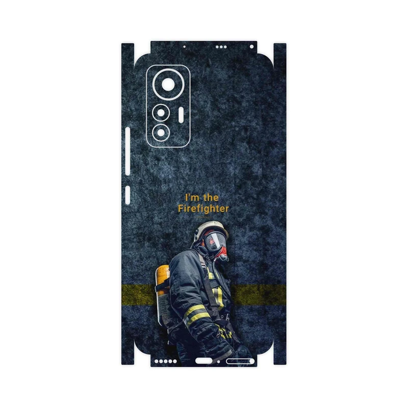 برچسب پوششی ماهوت مدل Firefighter-FullSkin مناسب برای گوشی موبایل شیائومی 12 Lite