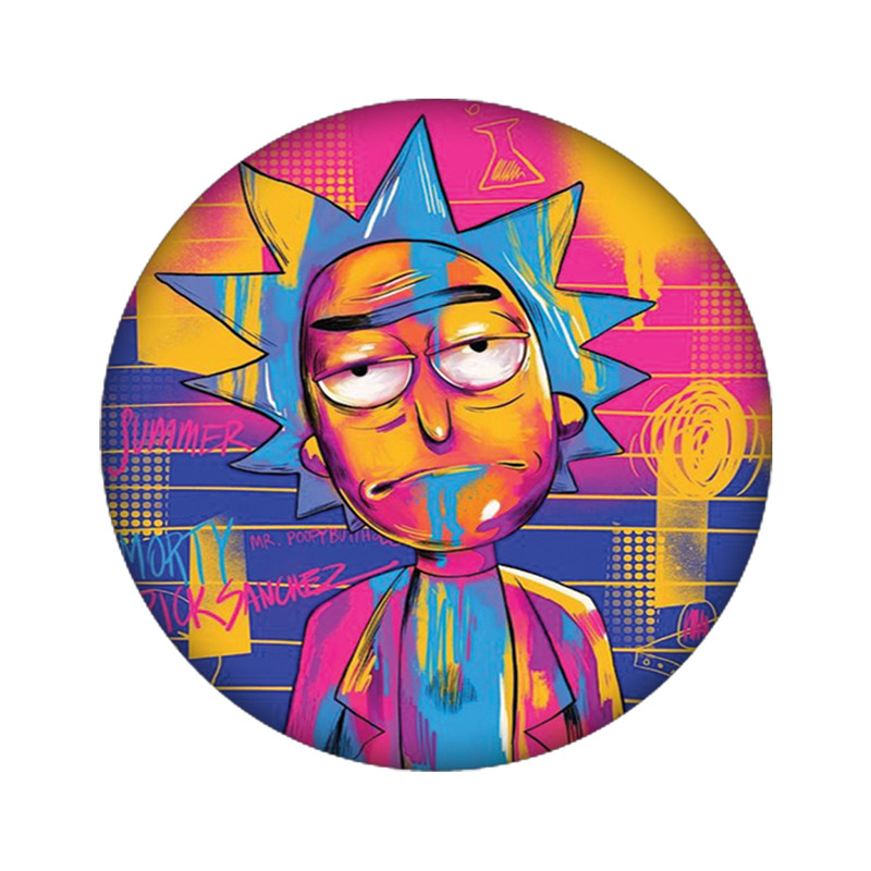 استیکر تزئینی موبایل مدل ریک و مورتی کد 3138