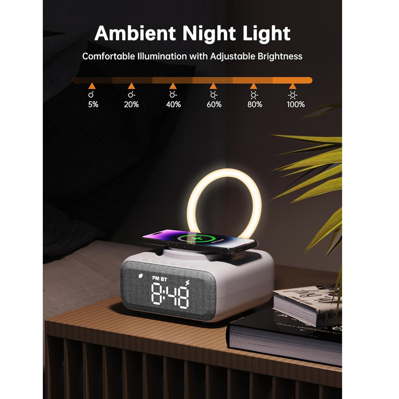 ساعت رومیزی دیجیتال مدل BS-W002