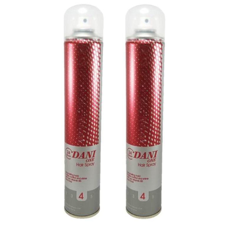 اسپری حالت دهنده مو دنی وان مدل Extra حجم 500 میلی لیتر مجموعه 2 عددی