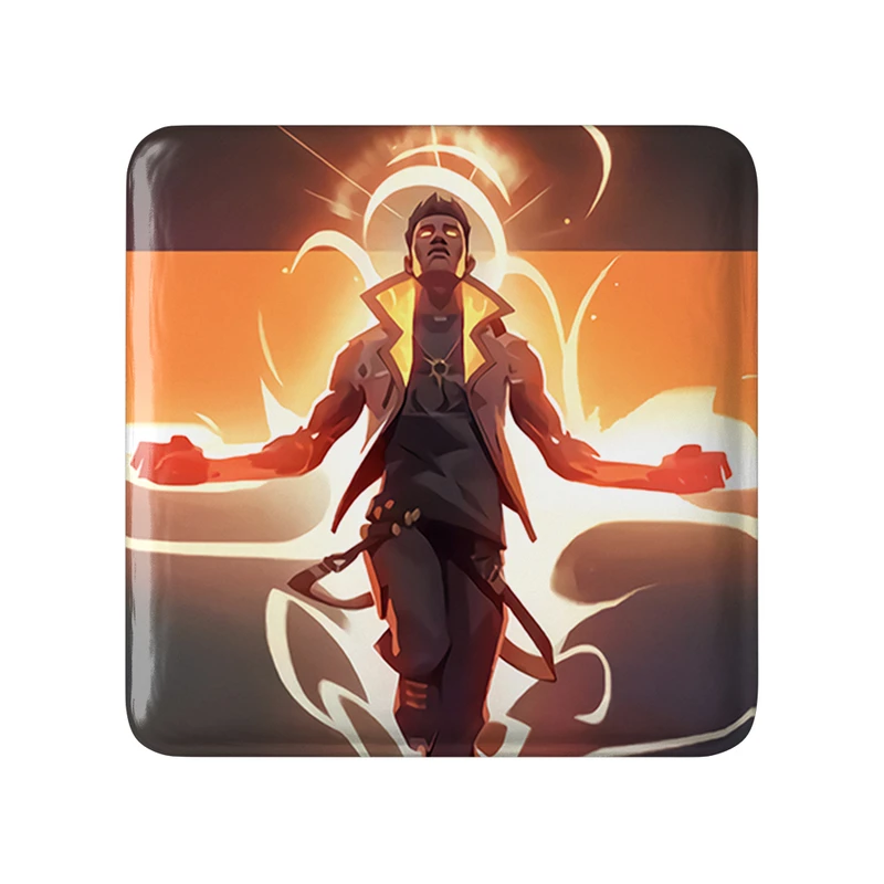 مگنت خندالو طرح بازی ولورانت (Valorant) مدل مربعی کد 33050