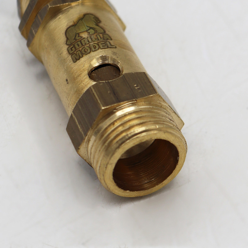 سوپاپ اطمینان کمپرسور باد مدل گوریلا کد YPB-REZVEH-1.2INCH سایز 1/2 اینچ