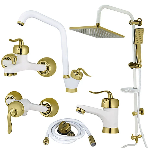 ست شیرآلات زرگر مدل قاصدک نایت 2025 مجموعه 6 عددی