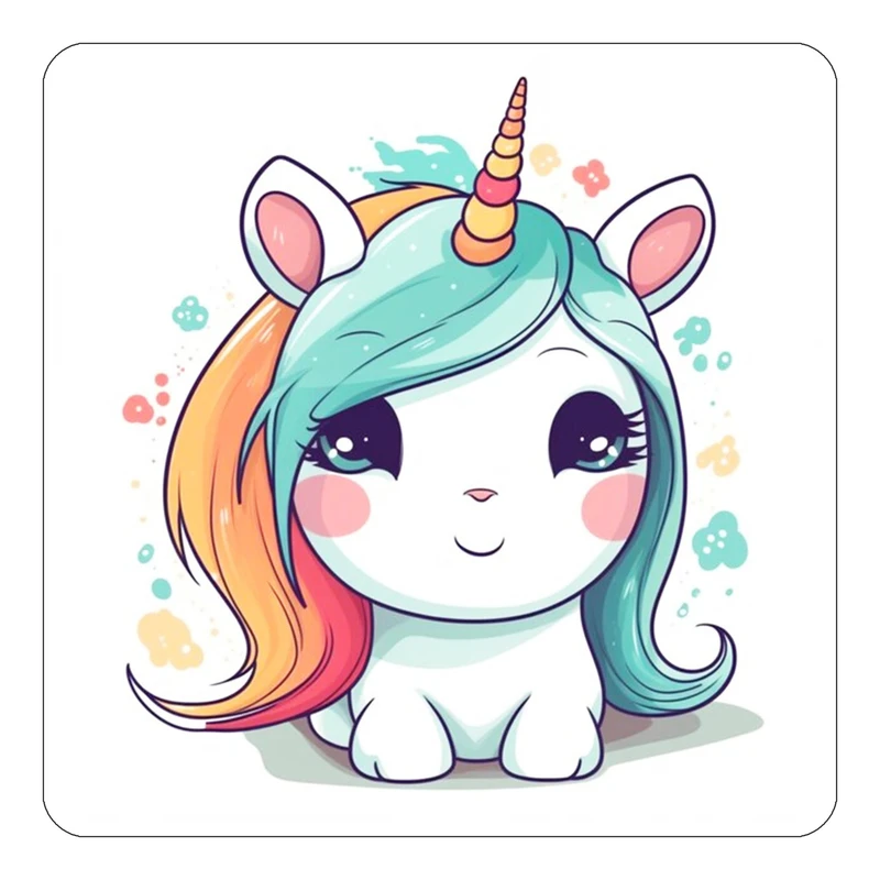 مگنت کاکتی طرح اسب تک شاخ و یونیکورن مدل mp29658